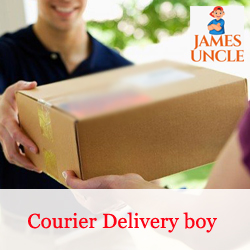 Courier delivery boy Mr. Subhankar Sarkar in Haringhata